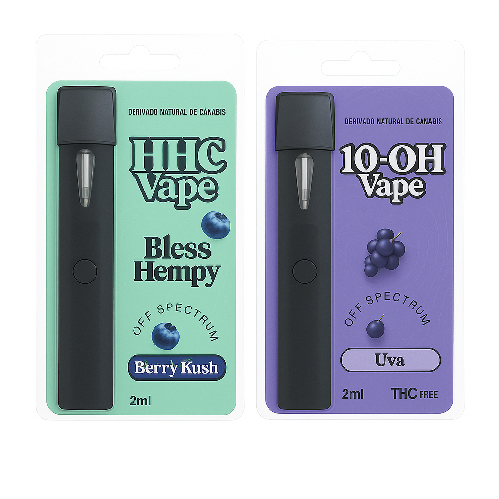 Vapes de HHC e THCP